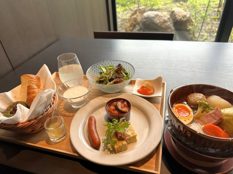 界草津二泊目の朝食