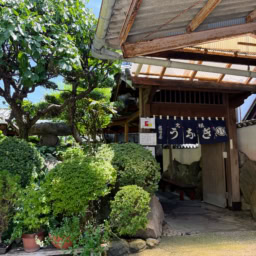 福田屋の駐車場側の入り口
