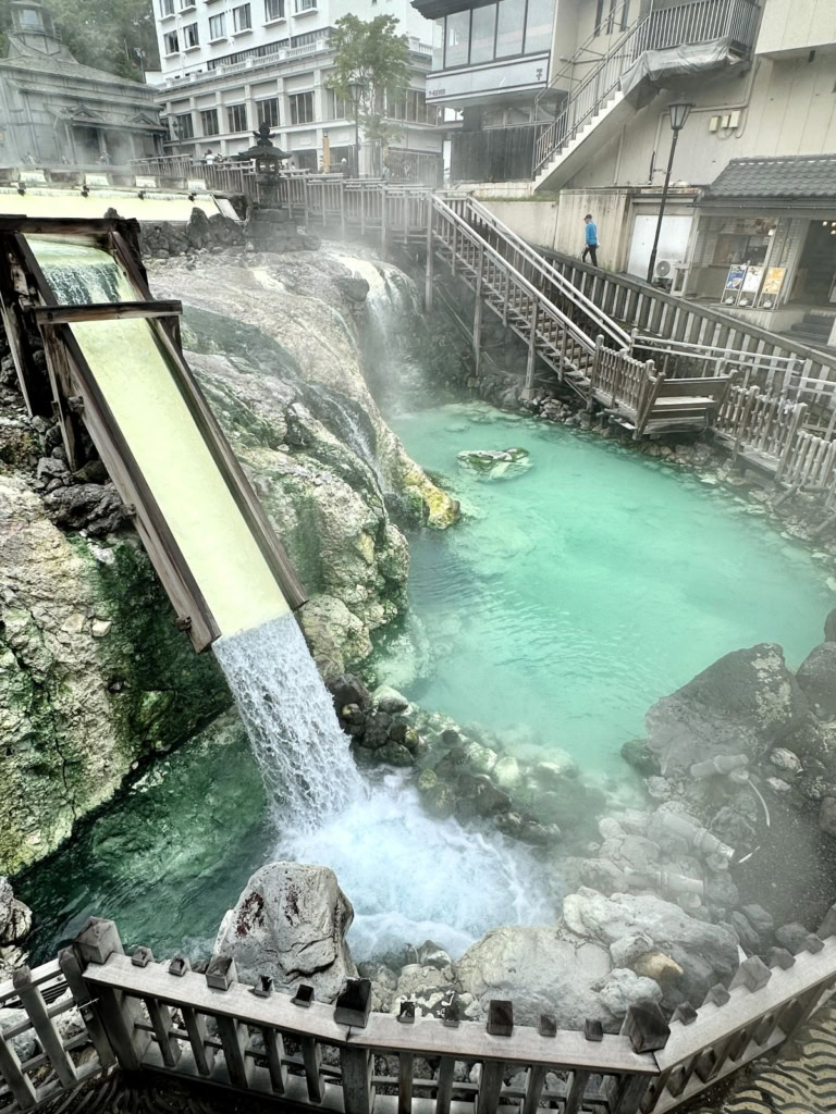 草津温泉の湯畑