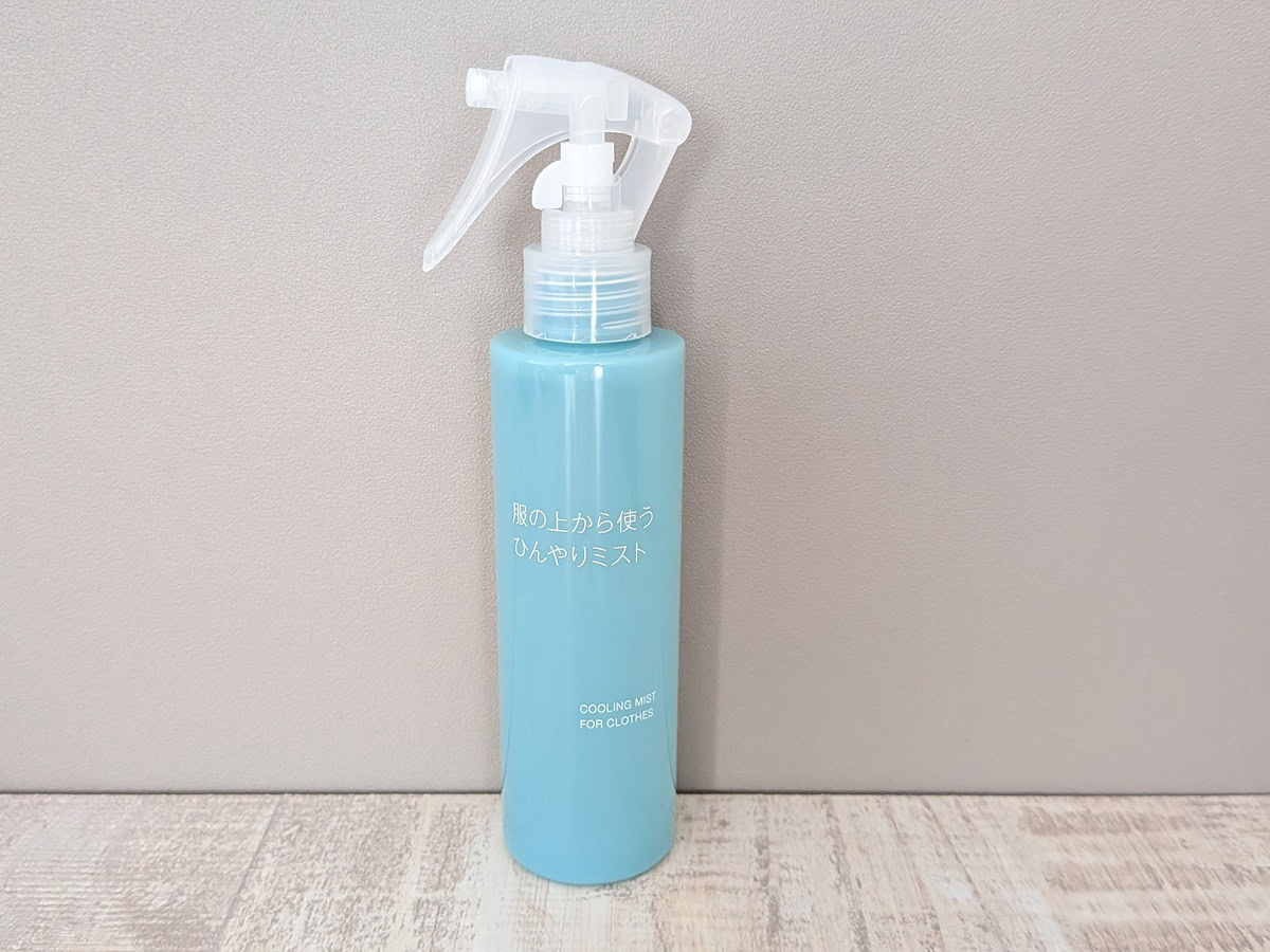 服の上から使う ひんやりミスト 150ml ¥990/無印良品