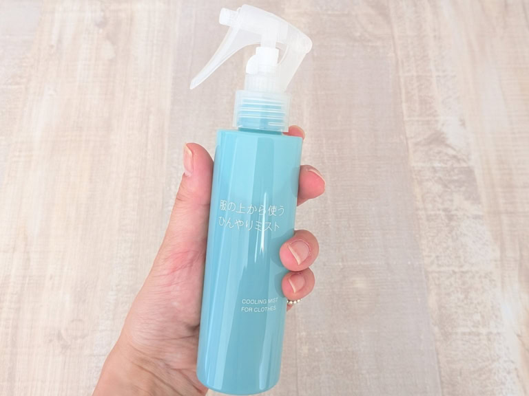 服の上から使う ひんやりミスト 150ml ¥990/無印良品