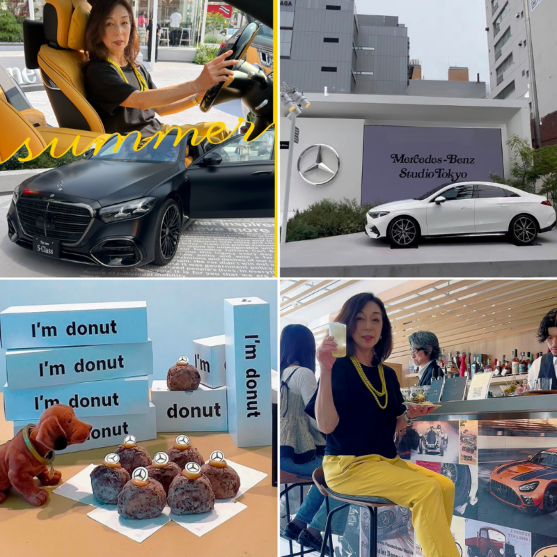 【表参道】新名所「Mercedes-Benz STUDIO TOKYO」へ！「I'm donut？」ほか5ブランドの奇跡の限定コラボはパン好き必見！