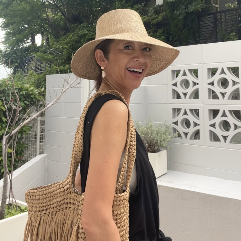 今年 沖縄旅で訪れたmarihojaさんのpop upで購入したお気に入りの帽子