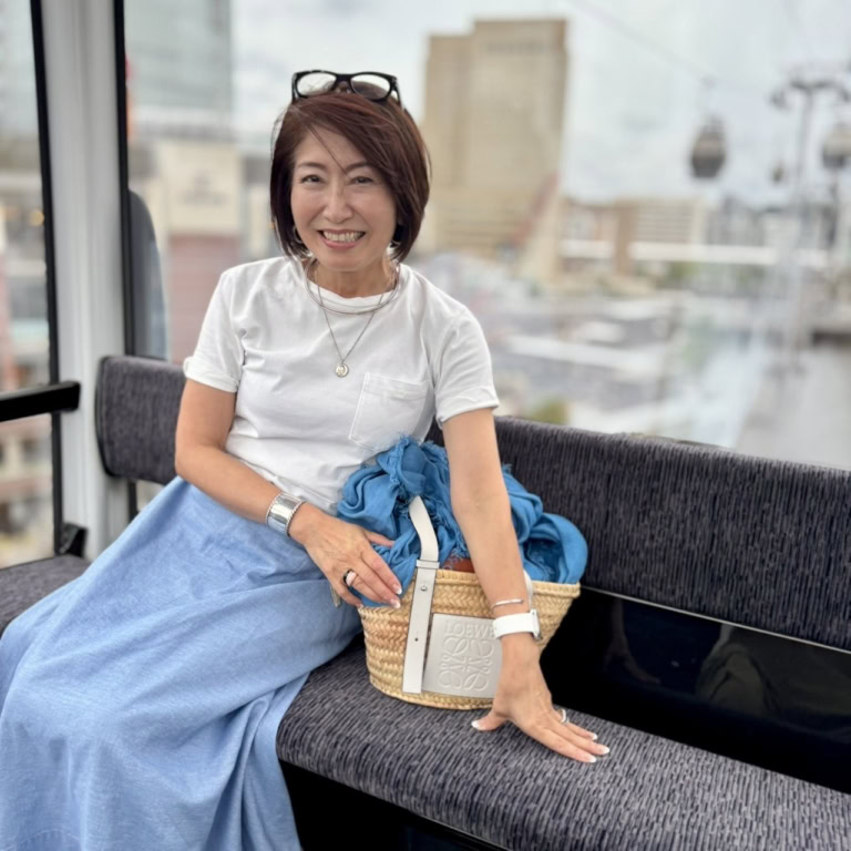 高所恐怖症の長谷川さんがエアキャビンに搭乗
