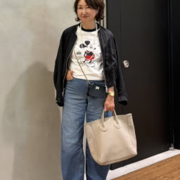 ミッキーのTシャツコーデ