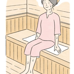 サウナ大好き！ 体が温まるから健康にもきっといいはず！はOK