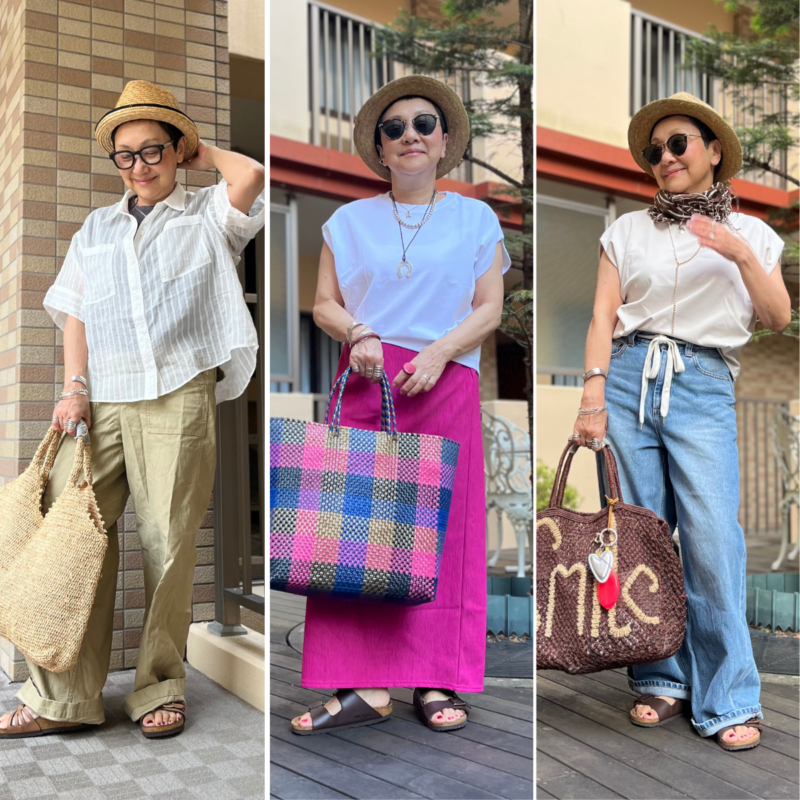 【第3位】【60代ブログ】優秀過ぎて思わず多色買い!「GU」「しまむら」名品で作る大人の涼感高見え夏コーデ
