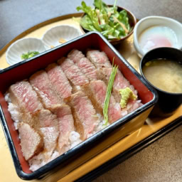 三国屋のステーキ重