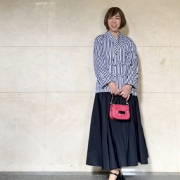 靴：Maison Margiela バッグ：PIERRE HARDY