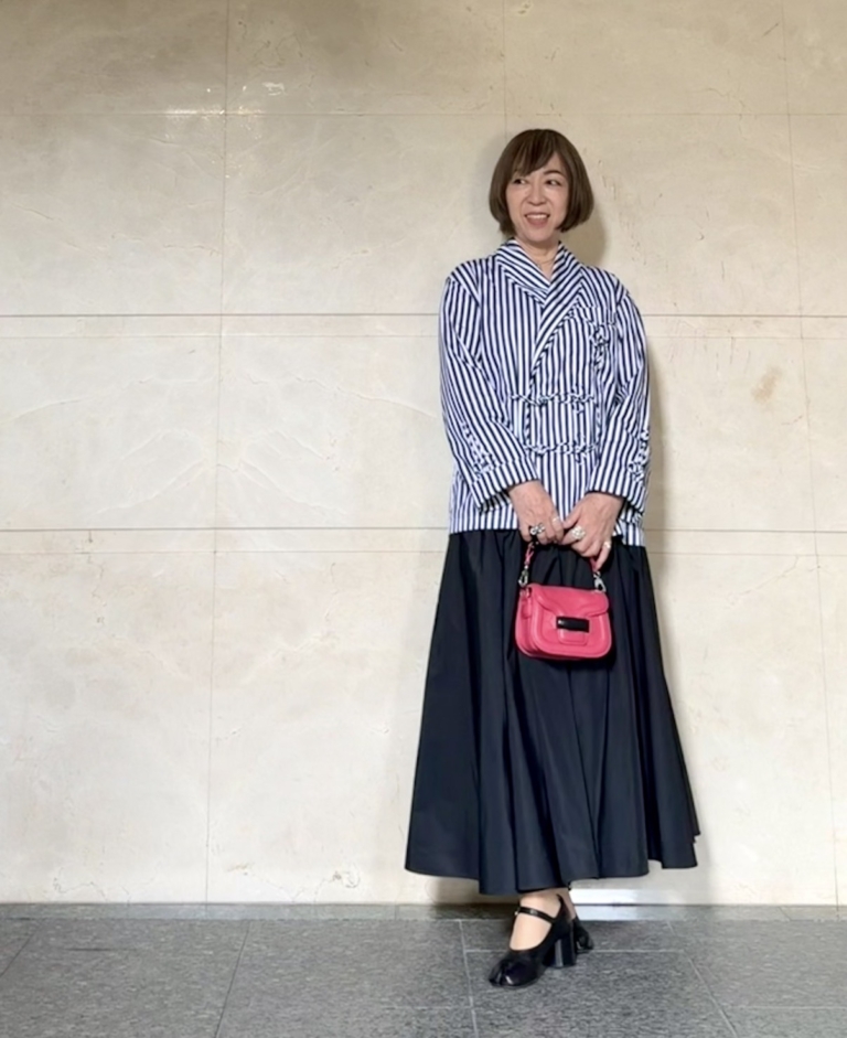 靴:Maison Margiela バッグ:PIERRE HARDY