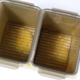 ３COINS　「《レンジで簡単》仕切り付きだし巻きメーカー」　￥330（税込）