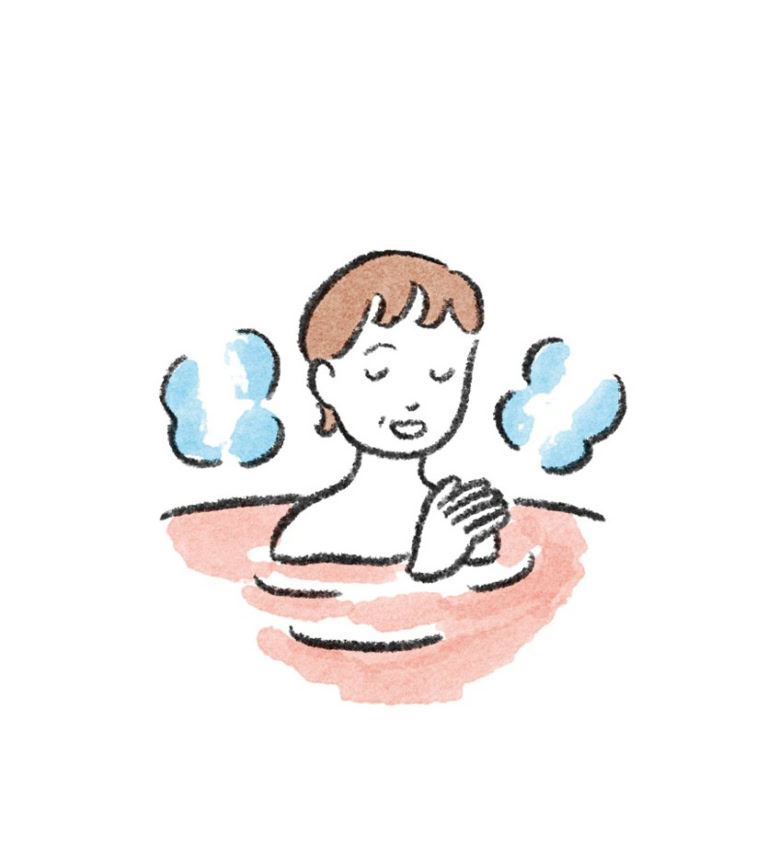 冷えやすい人は、夏でも入浴を