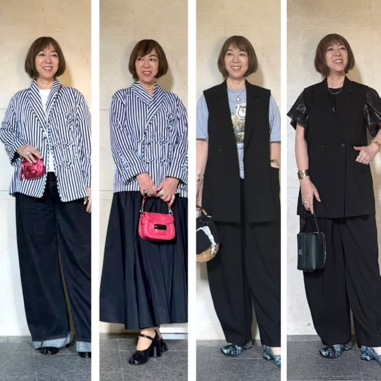 60代ファッション】普段着を少しだけ華やかに！夏のお出かけ