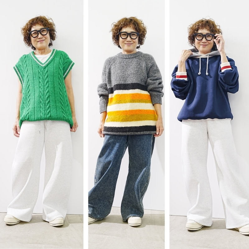 【GU試着会レポ】高見え&体型カバーも叶う!60代が買うべき新作「ニット」&「フーディー」3選!【おしゃれ読者戸塚さんが厳選!】