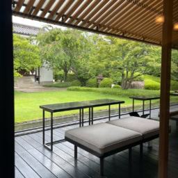 旅の締めくくりは「虎屋」のお茶でゆっくりと