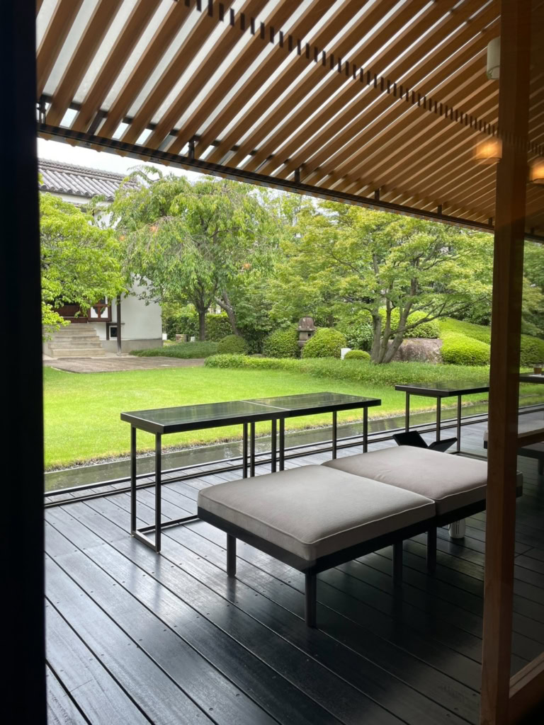 旅の締めくくりは「虎屋」のお茶でゆっくりと