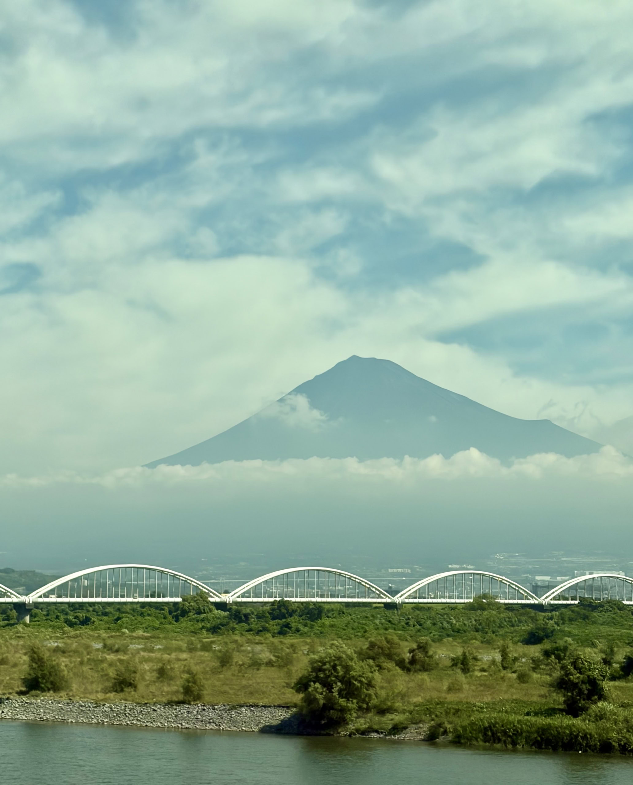 富士山がお目見え