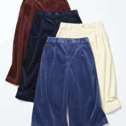 ユニクロアンドコントワー・デ・コトニエ「コーデュロイキュロット」¥4,990