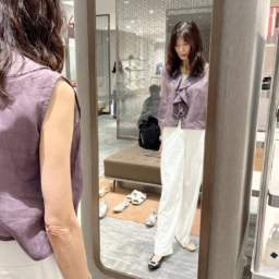 バレエシューズブランド「Kurun TOKYO」の靴を試着