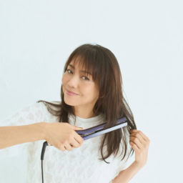 Tips【2】ヘアアイロンはサッと通す