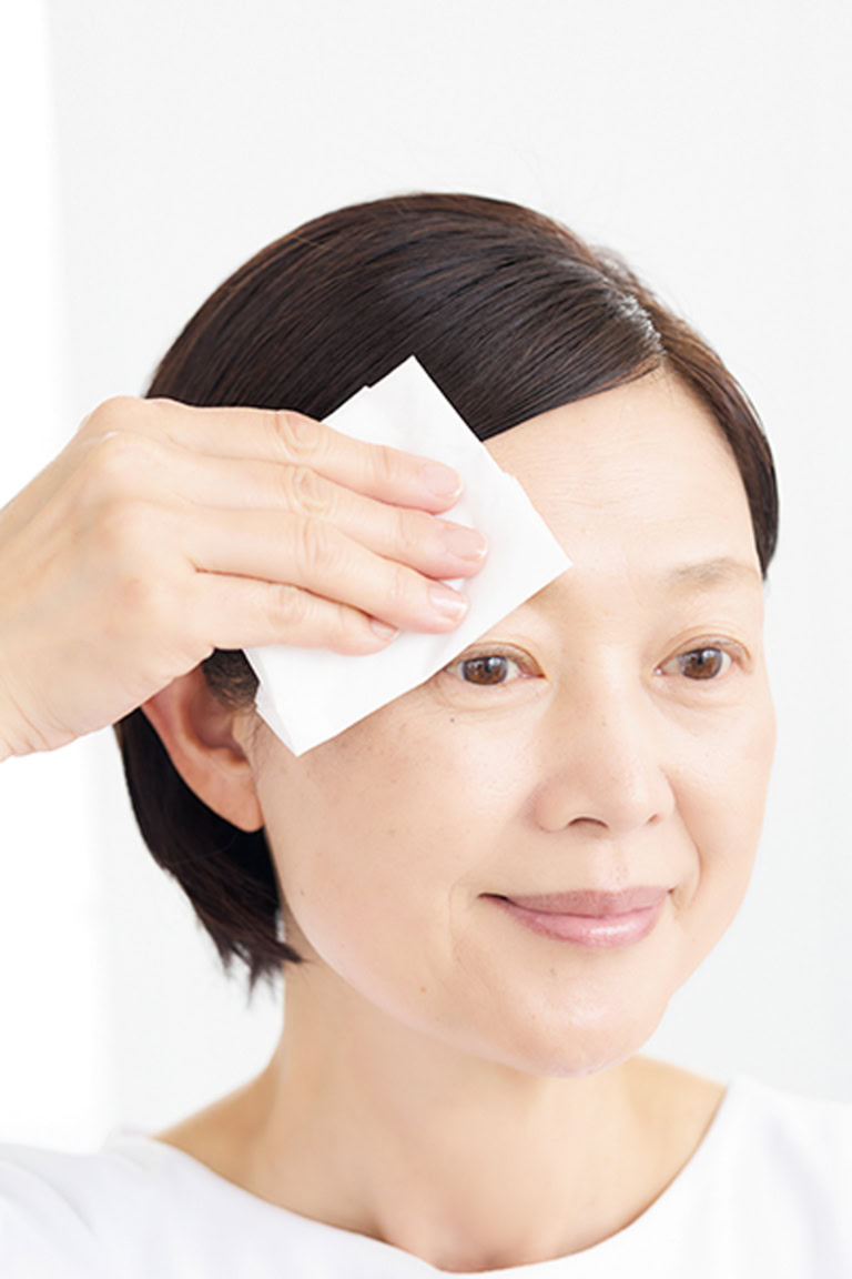眉も忘れずに！