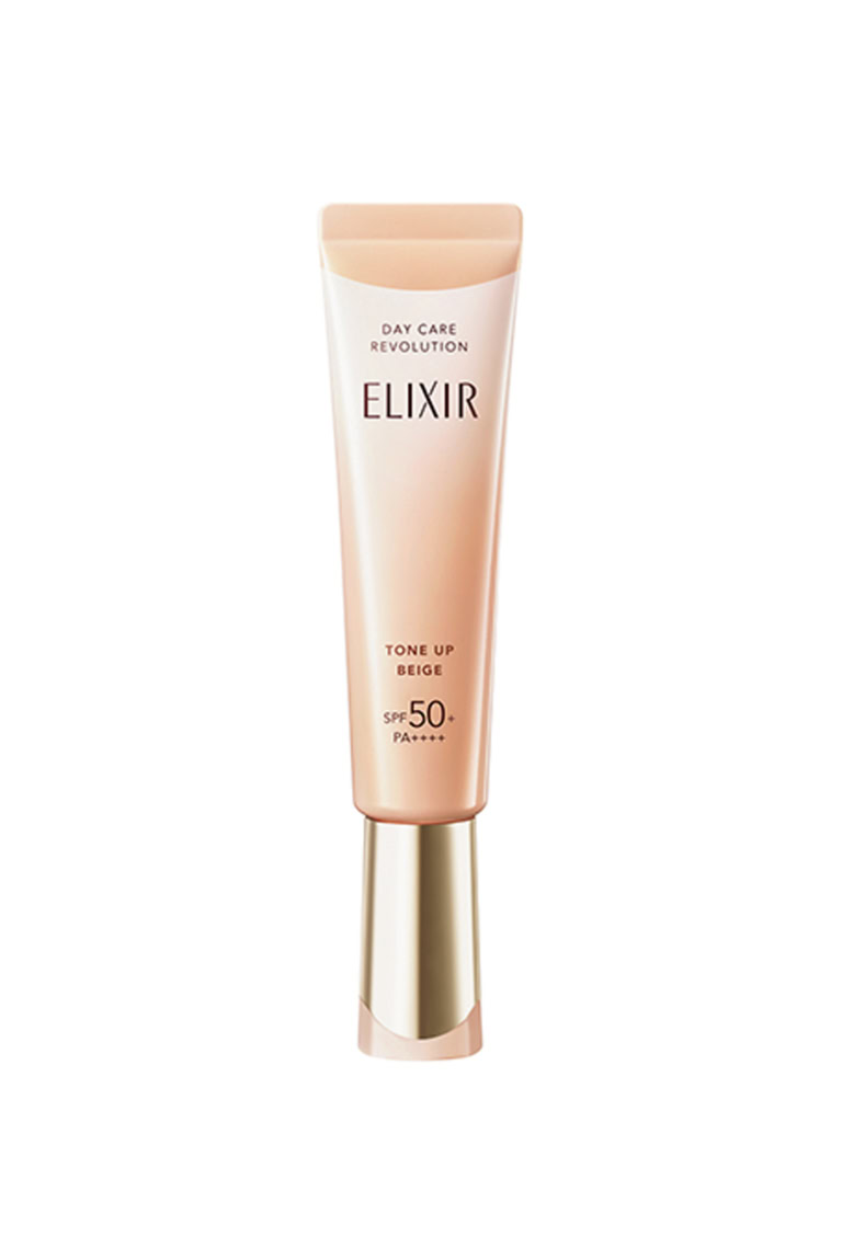 デーケアレボリューショントーン アップ BE + ca SPF50+・PA ++++ 35g¥3,410/エリクシール