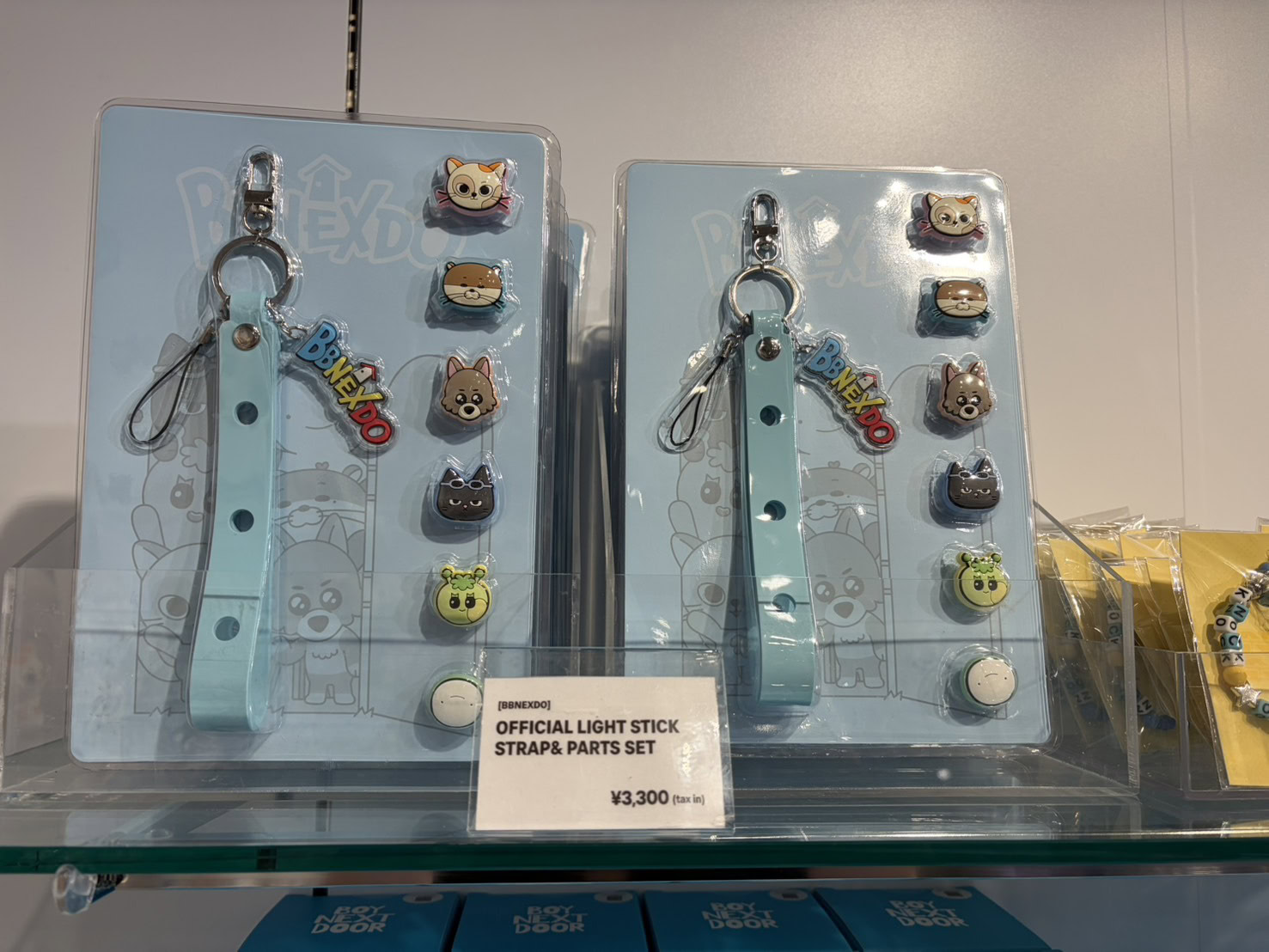 OFFICIAL LIGHT STICK STRAP＆PARTS SET￥3,300