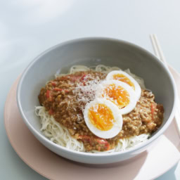 トマトキーマそうめん