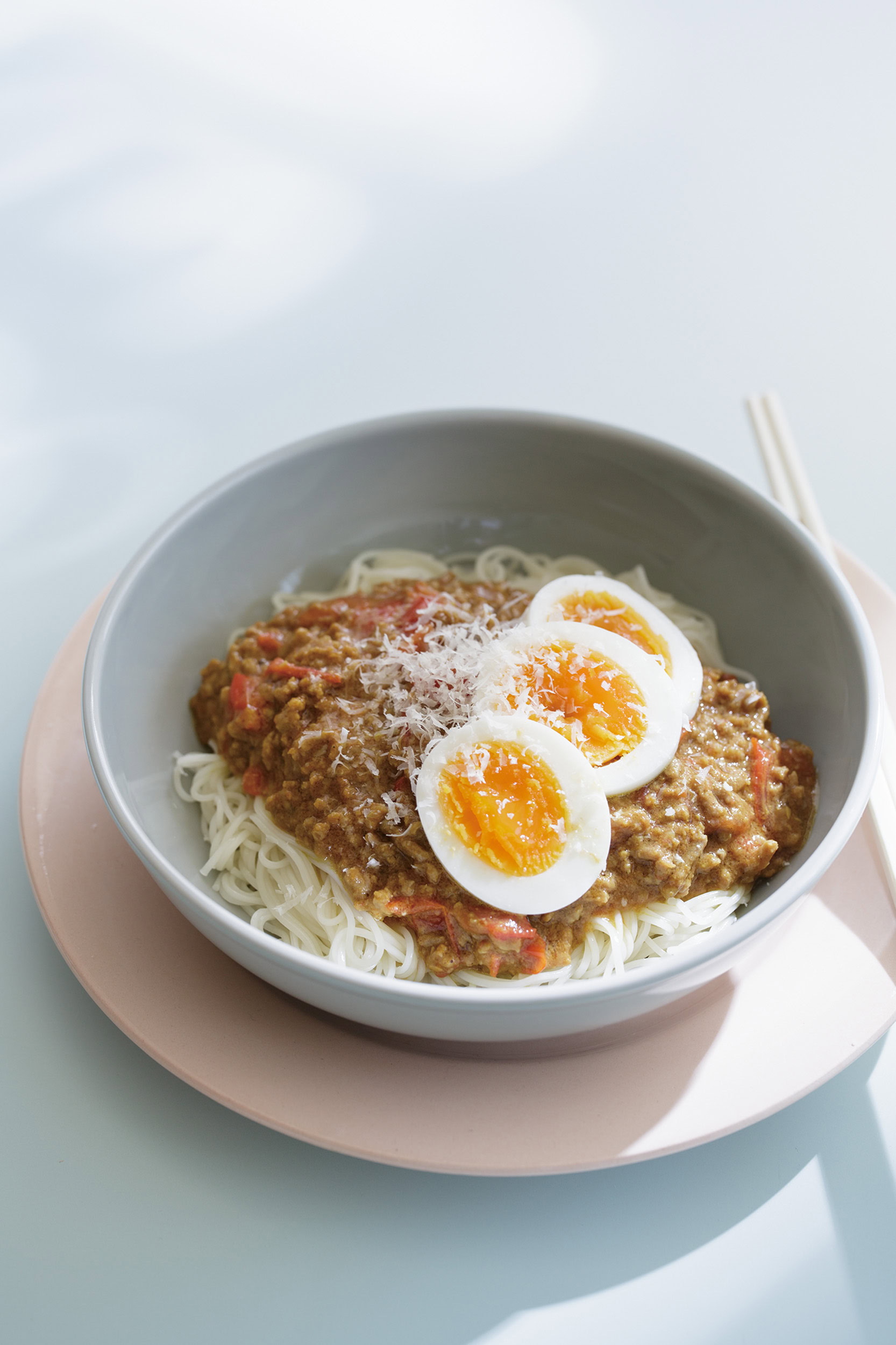 トマトキーマそうめん