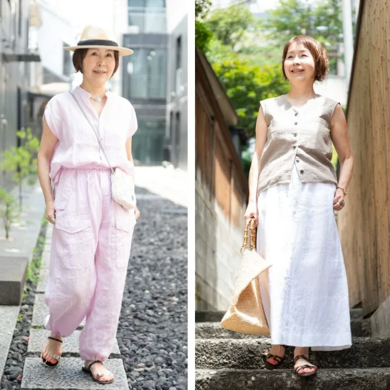 【第10位】【50代低身長コーデ】脱・マンネリ夏服！品よく映える「こなれジレ」と「大人のピンク」コーデ2選【6日間コーデDay3・Day4】