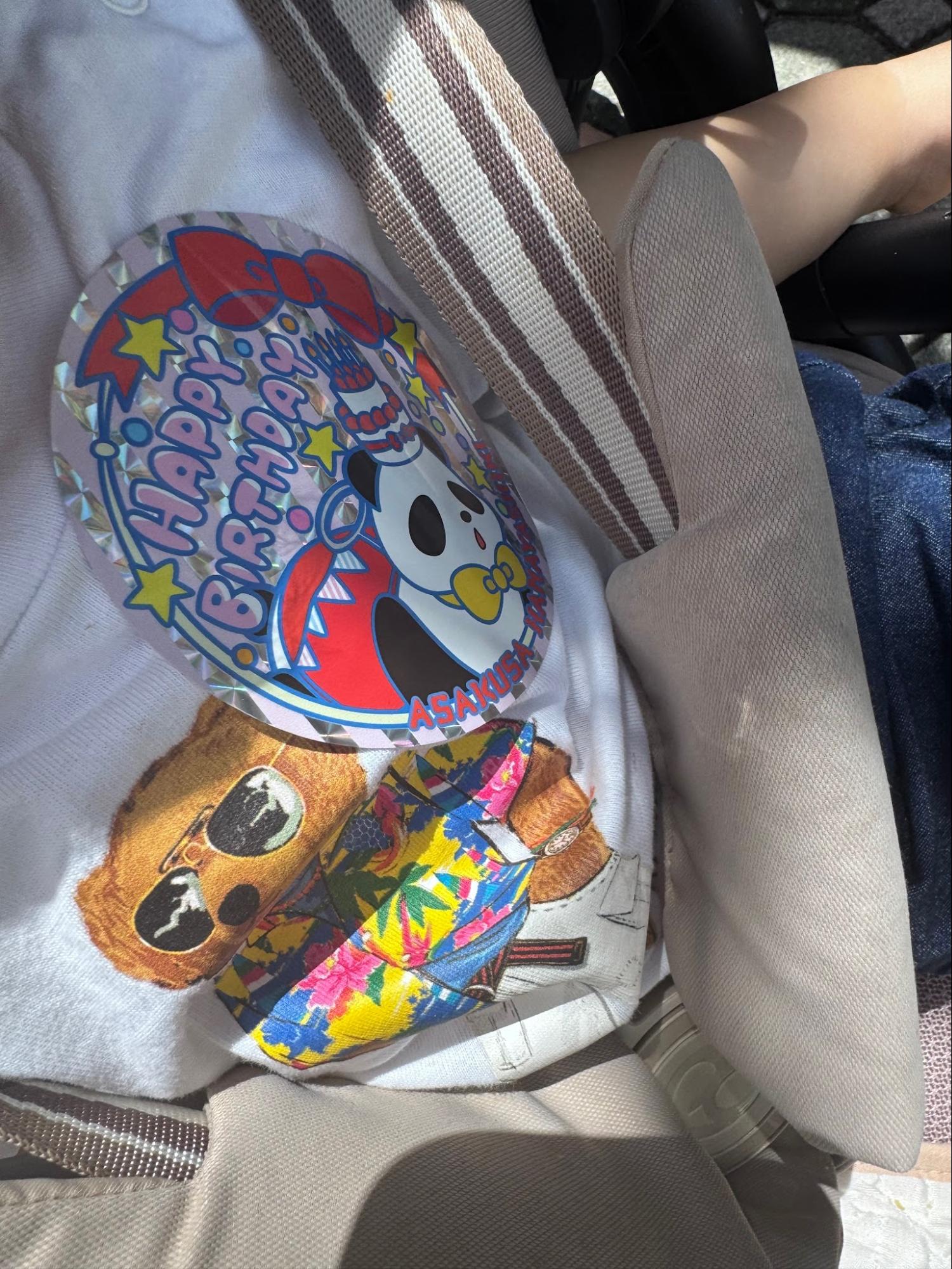 花やしきのお誕生日ステッカー