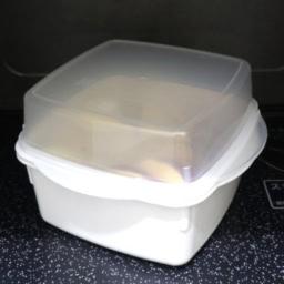 ダイソー　「電子レンジ調理器　温野菜」　￥110