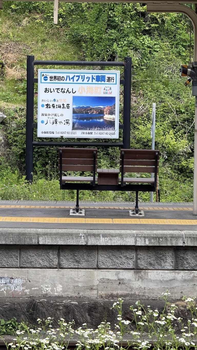 小淵沢駅と小諸駅を結ぶ・非電化のローカル線です。