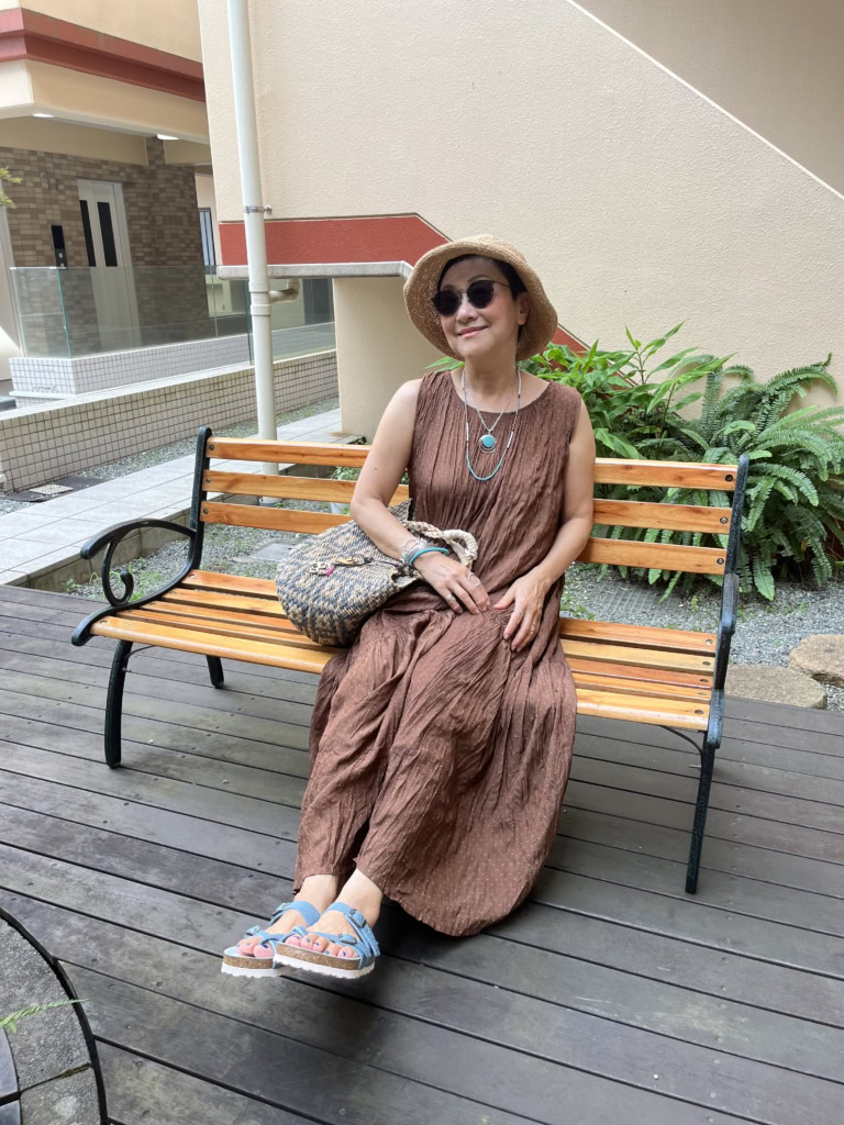 「ユニクロ」のワンピース