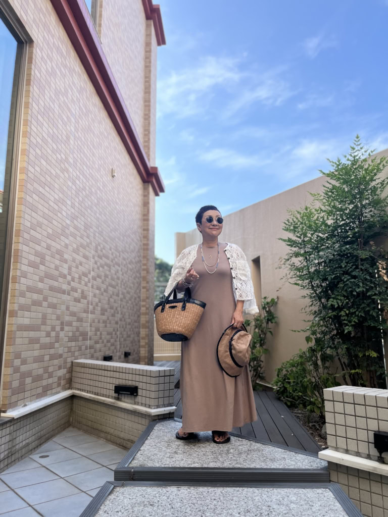 「ユニクロ」のワンピース