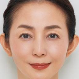 下まぶたラメなしのメイク