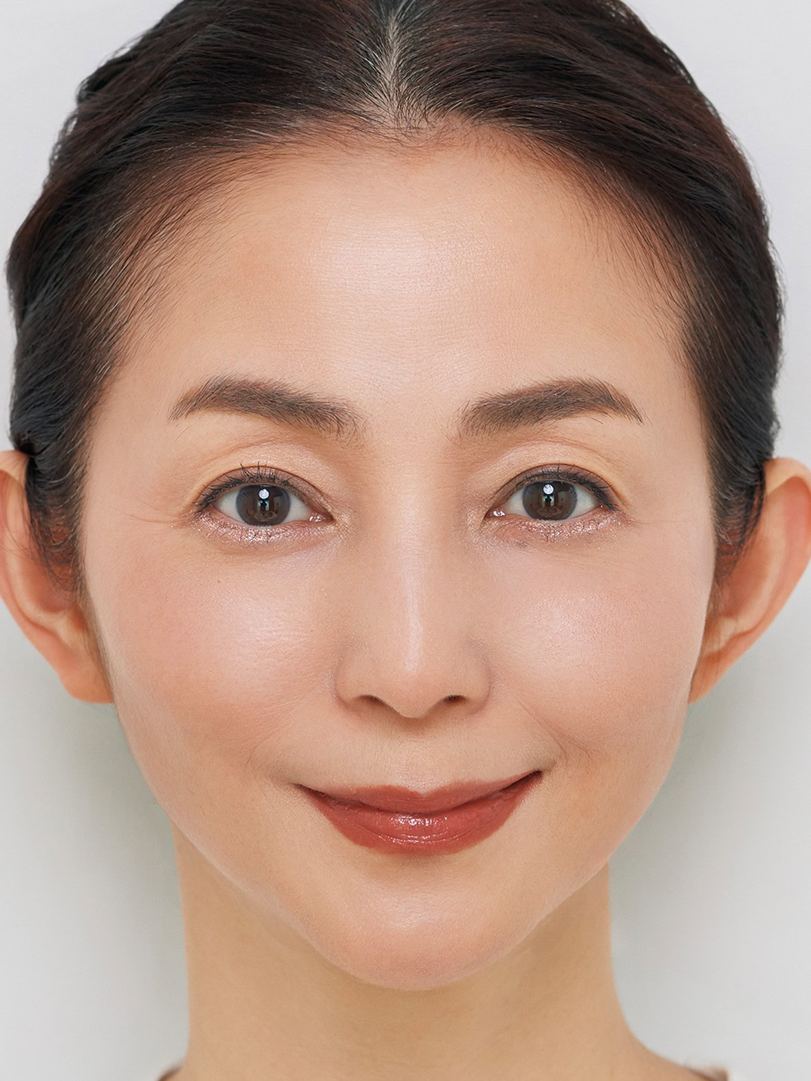 下まぶたラメありのメイク