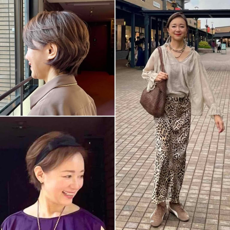 【第4位】【60代ブログ】ショートヘアにイメチェンした素敵ブロガー鈴木恵さんがこの夏「御殿場アウトレット」で購入したものは？