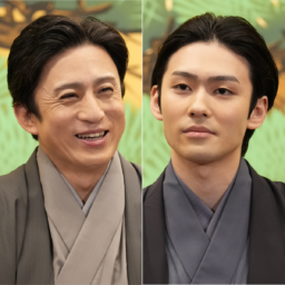 「秀山祭九月大歌舞伎」への思いを語る松本幸四郎さん、市川染五郎さん