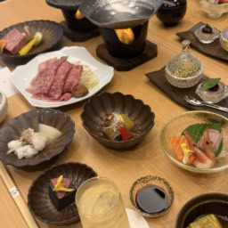 城崎温泉でのお食事