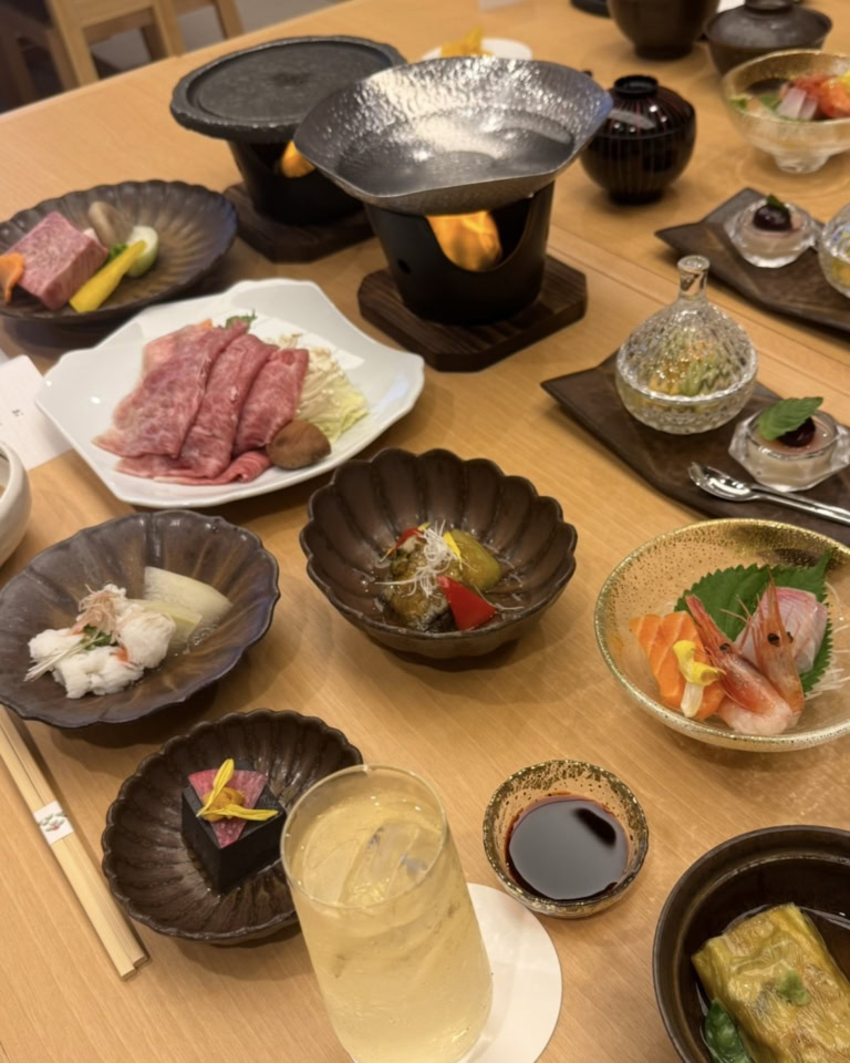 城崎温泉でのお食事