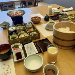 城崎温泉でのお食事