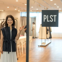 LST試着会にやってきた成田さん