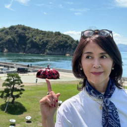 有村さんスカーフアレンジ③