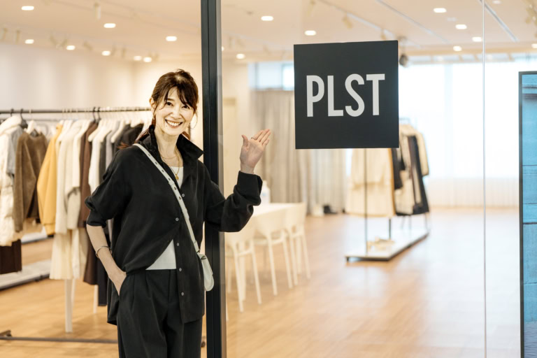 PLST試着会にやってきたfumiさん
