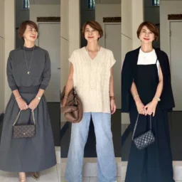 【第3位】【50代ファッション】食事会やお出かけにもぴったり！セ ットアップやニットベストで、季節の変わり目ならではのファッションを楽しむ 【近藤和子さん】