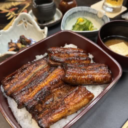 地焼き（関西風）で仕上げられた鰻
