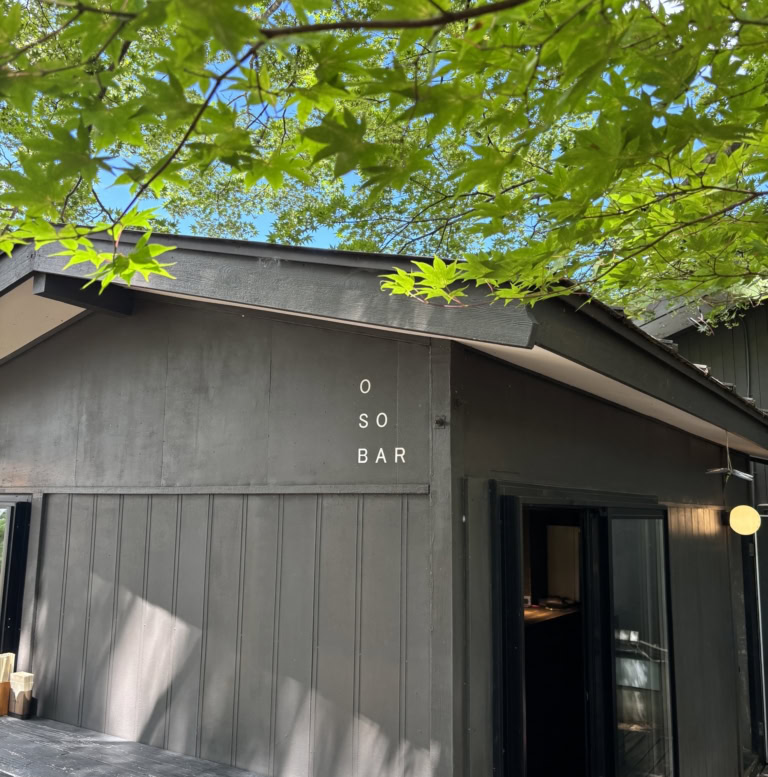 軽井沢コモングラウンズのお蕎麦屋さん『OSOBAR』