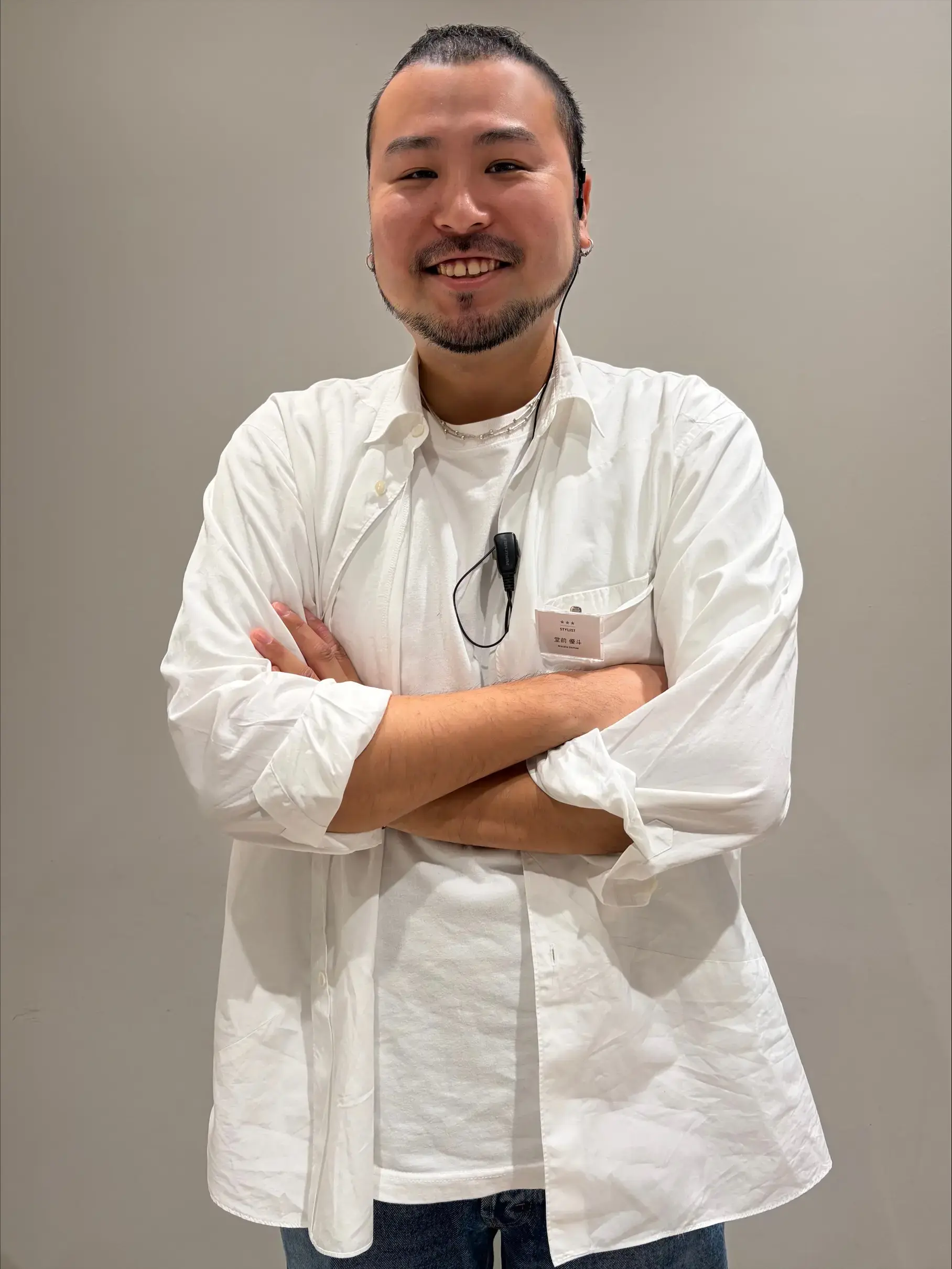 カキモトアームズ麻布台ヒルズ店スタイリスト　堂前優斗さん