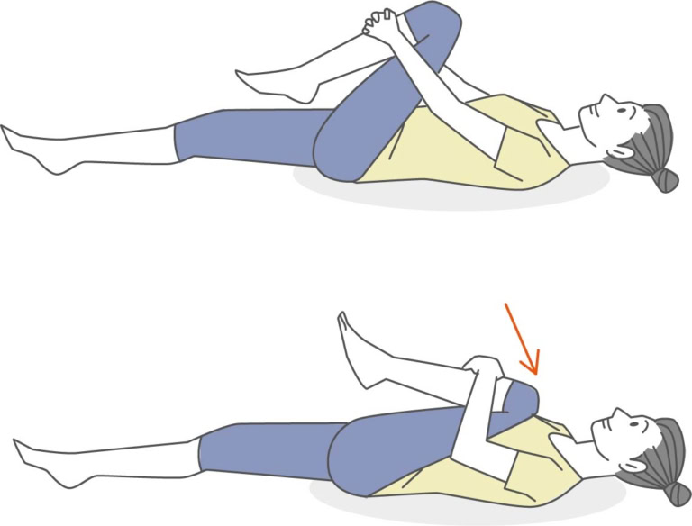 ストレッチをする